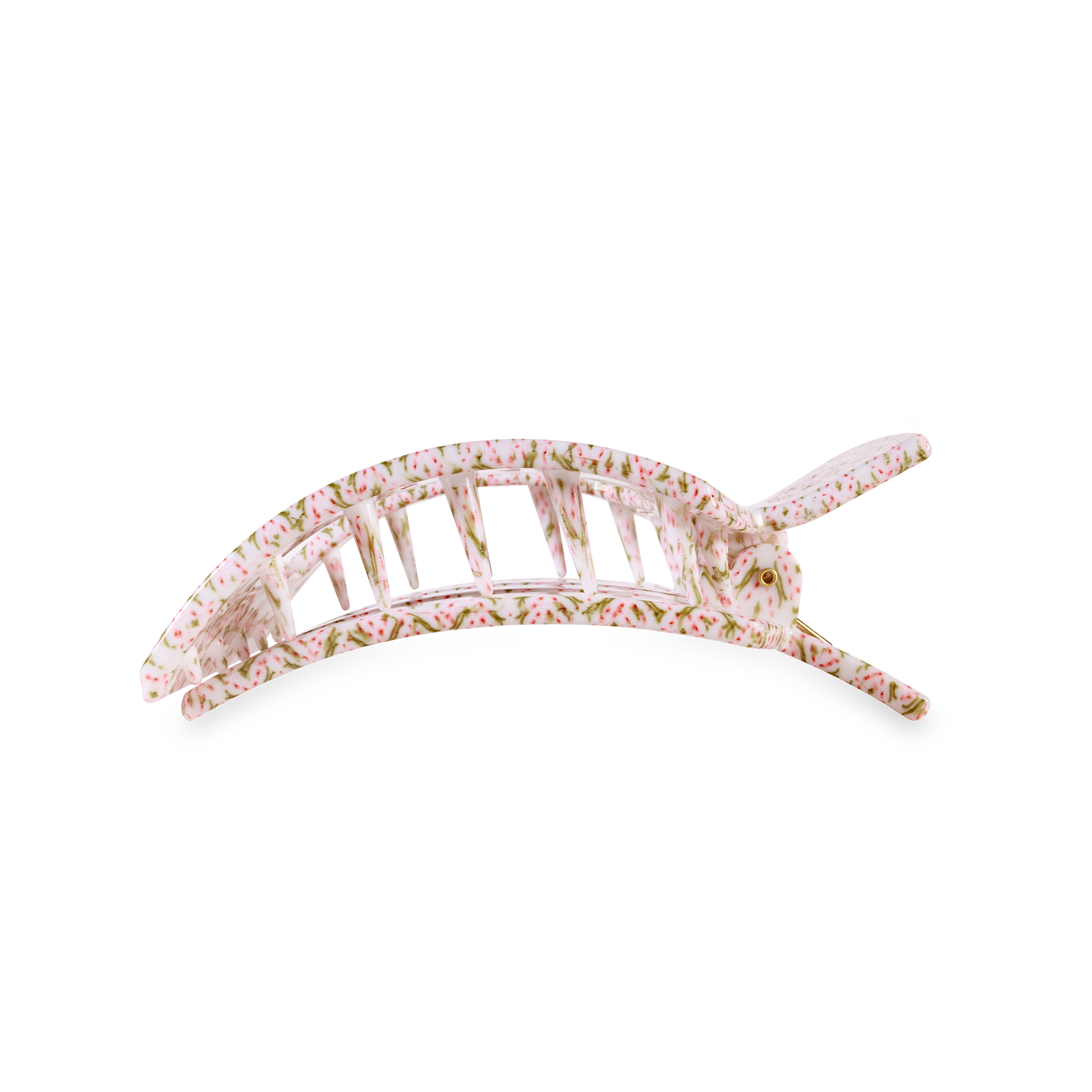 Pine & Pearl | Large | Flat Square Hair Clip
