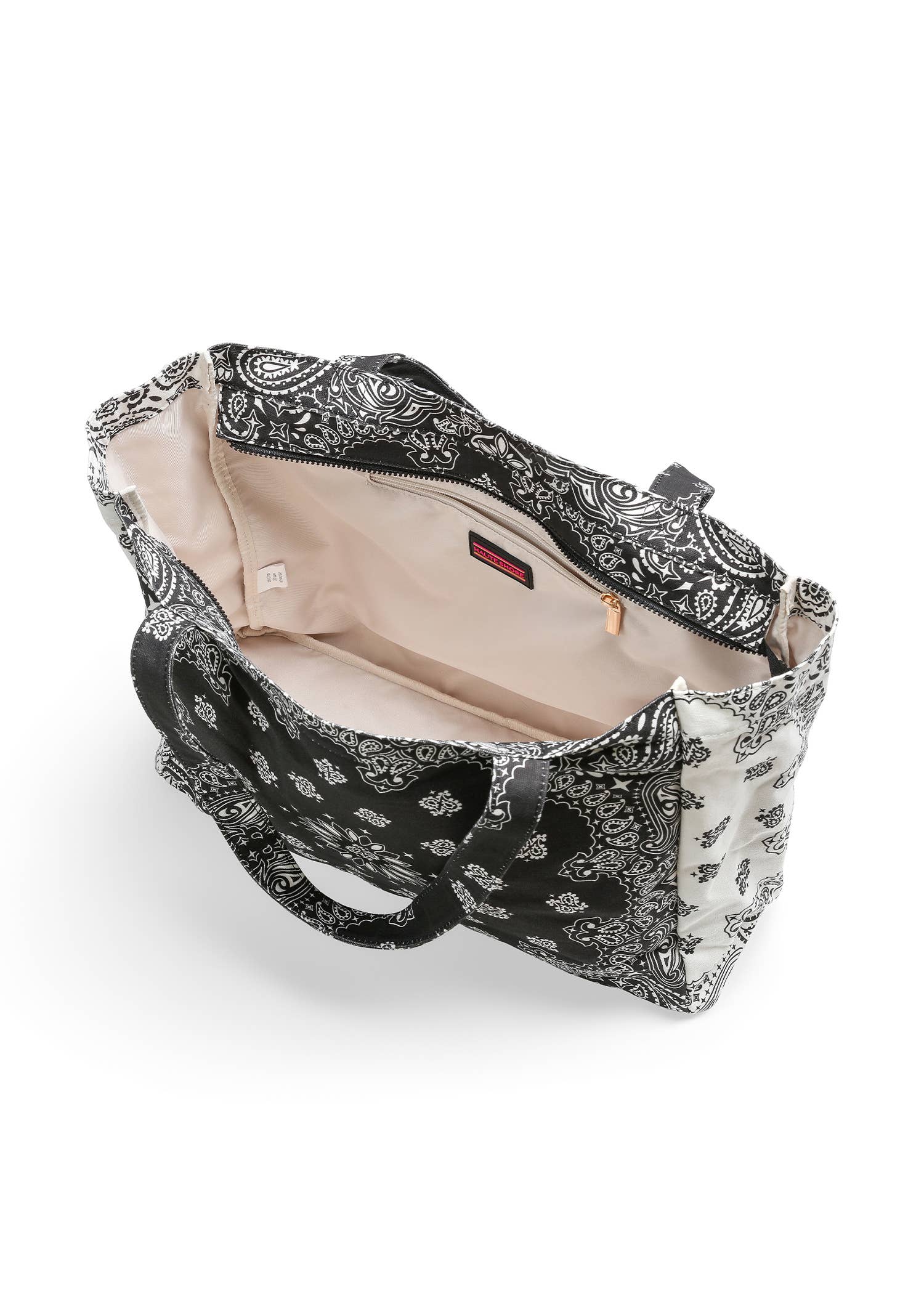 Bandana Print Canvas Tote