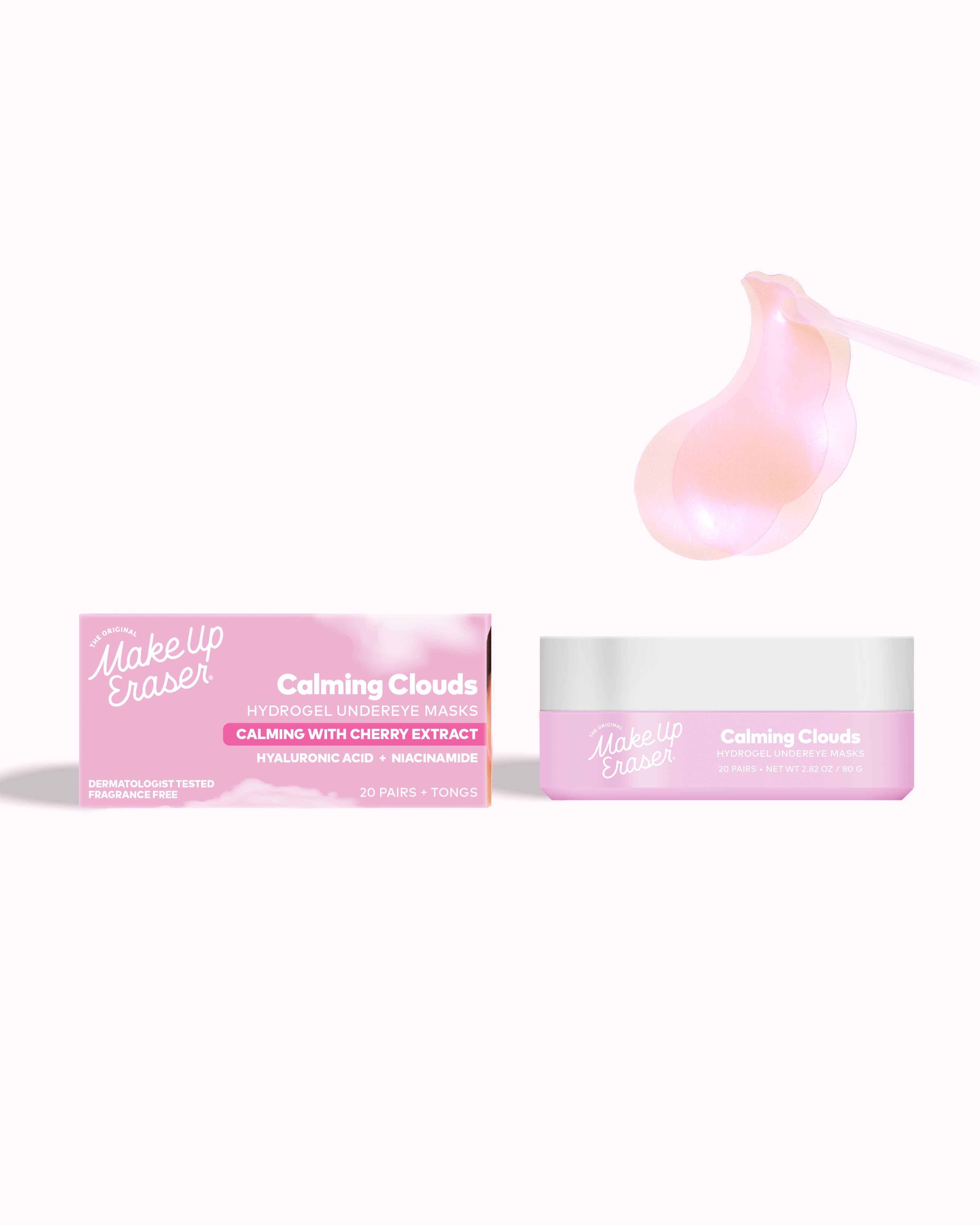 Hydrogel Seaweed-Based Undereye Masks - Calming Cherry