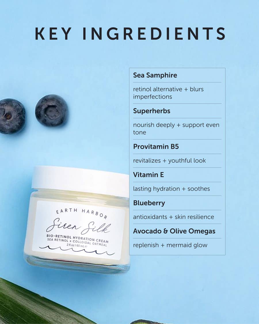 SIREN SILK Bio-Retinol Hydration Cream: Sea Retinol