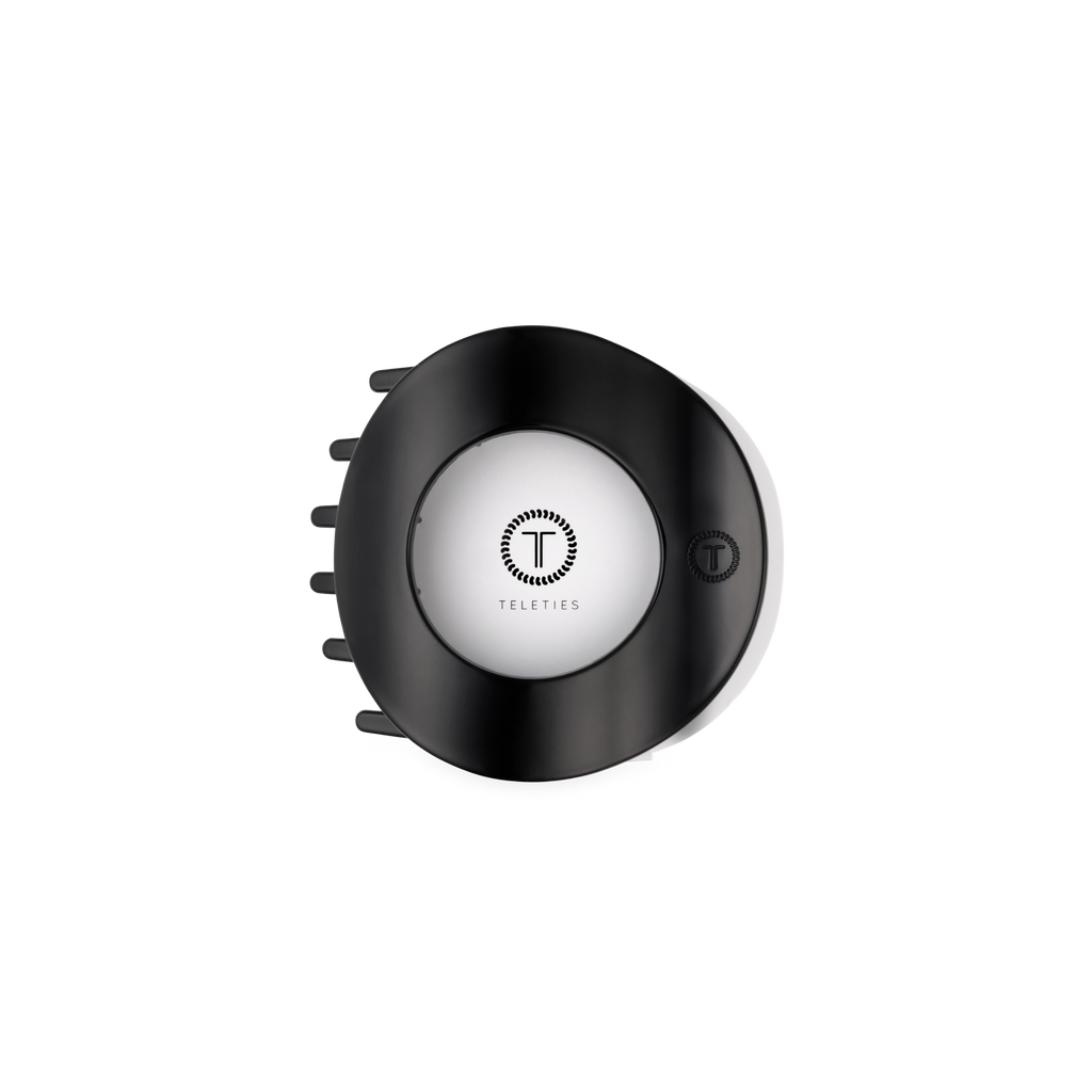 Jet Black | Medium | Flat Circle Hair Clip