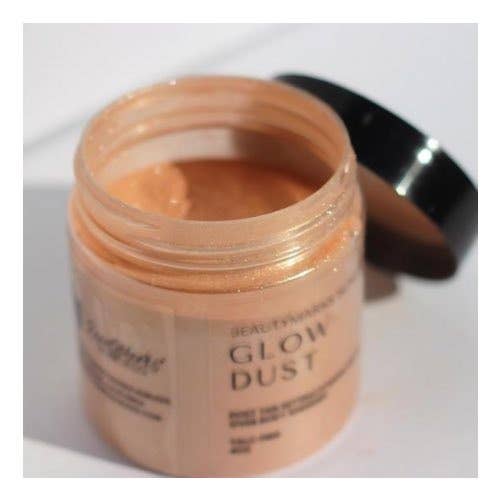 Glow Dust: Post Tan Setting Powder and All Over Body Shimmer