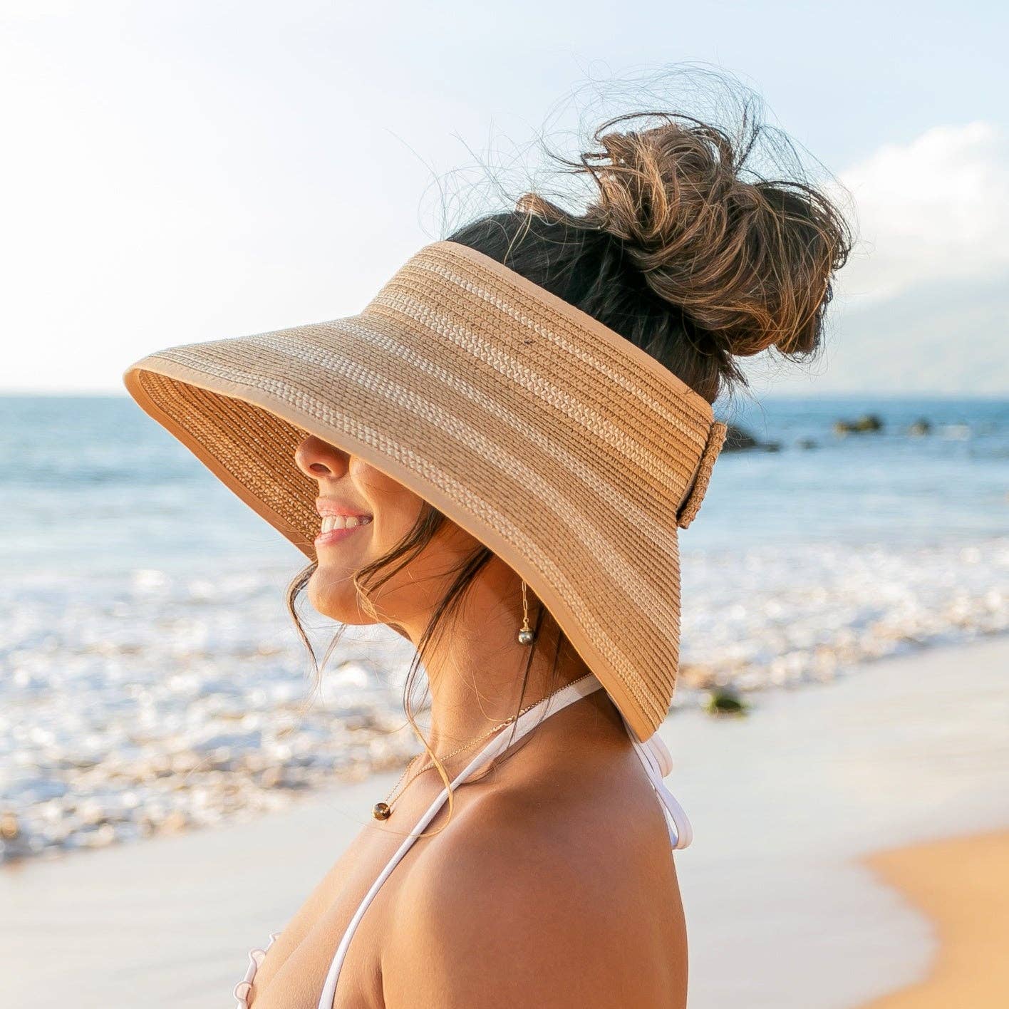 Marled Roll Up Visors