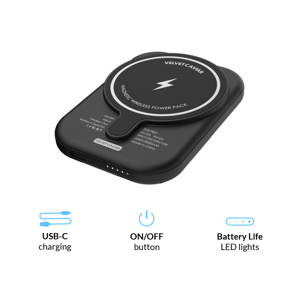 Wireless Phone Charger - Noir Vibe Checker