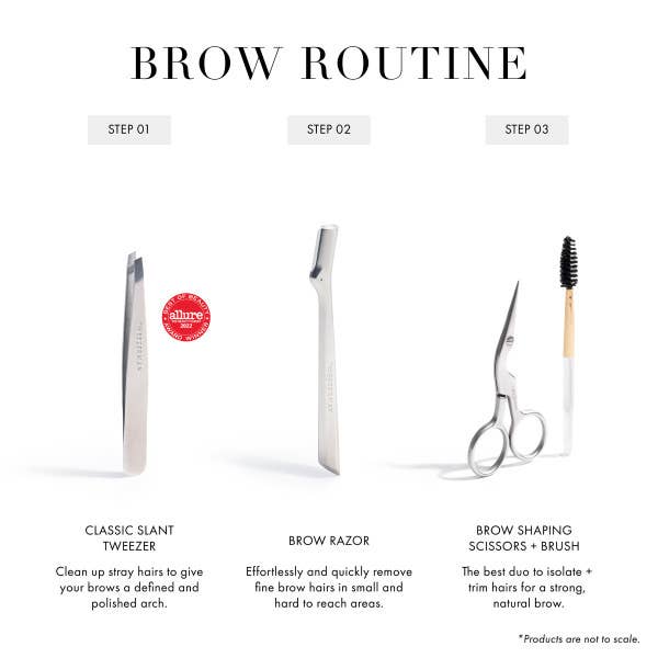 Tweezerman Brow Shaping Scissors Stainless