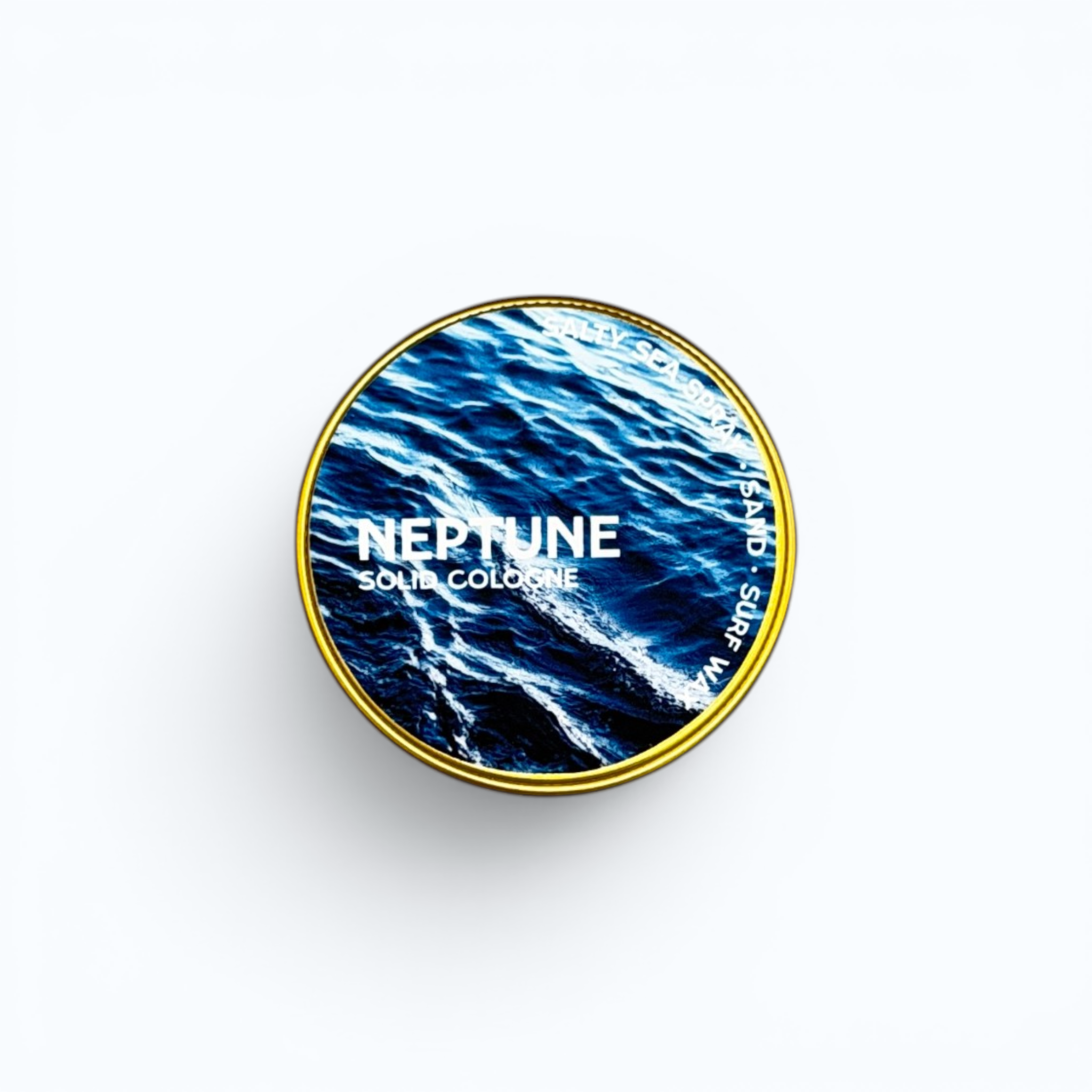 NEPTUNE Solid Cologne • Salty Sea Spray, Sand & Surf Wax
