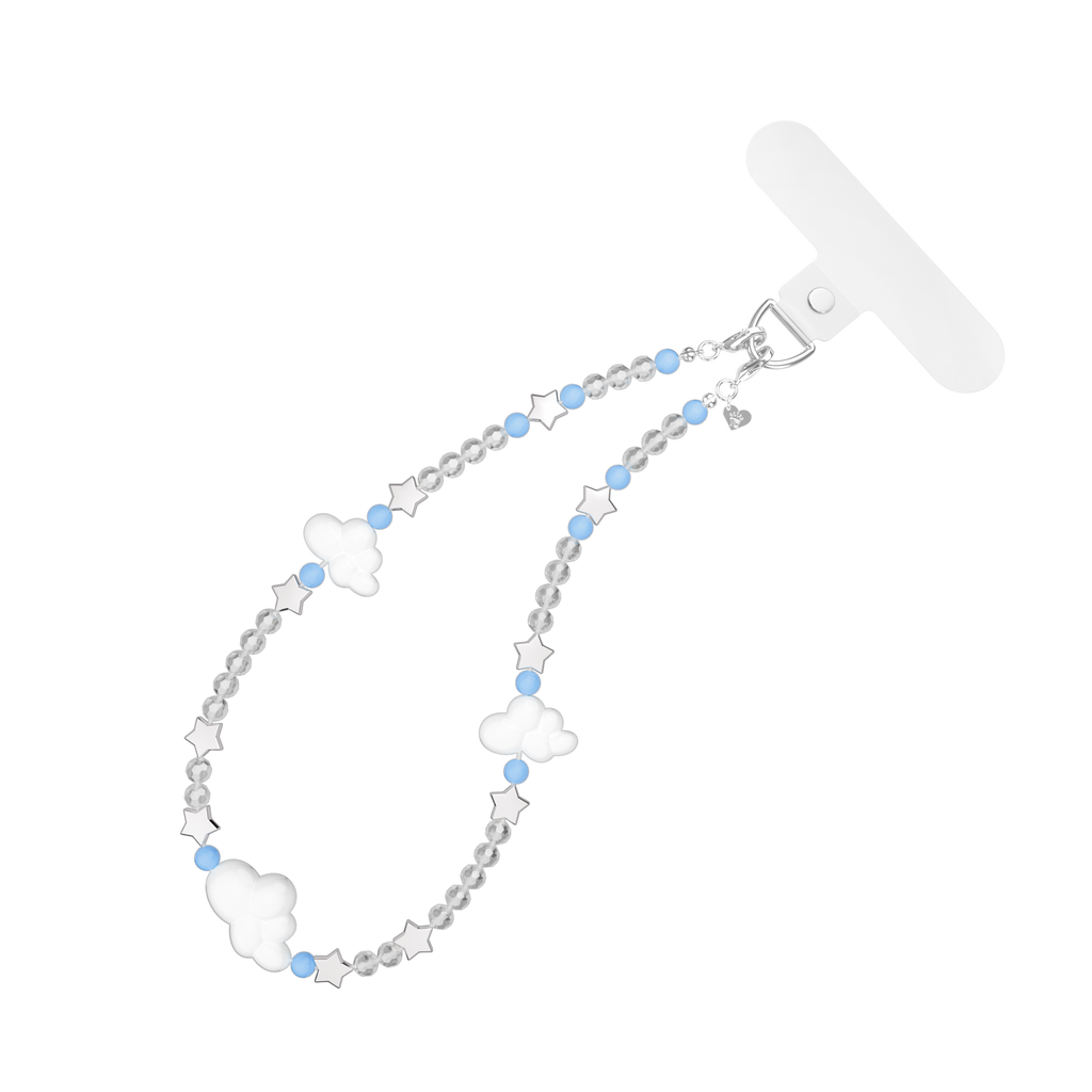 Phone Charm Wristlet- In the Clouds