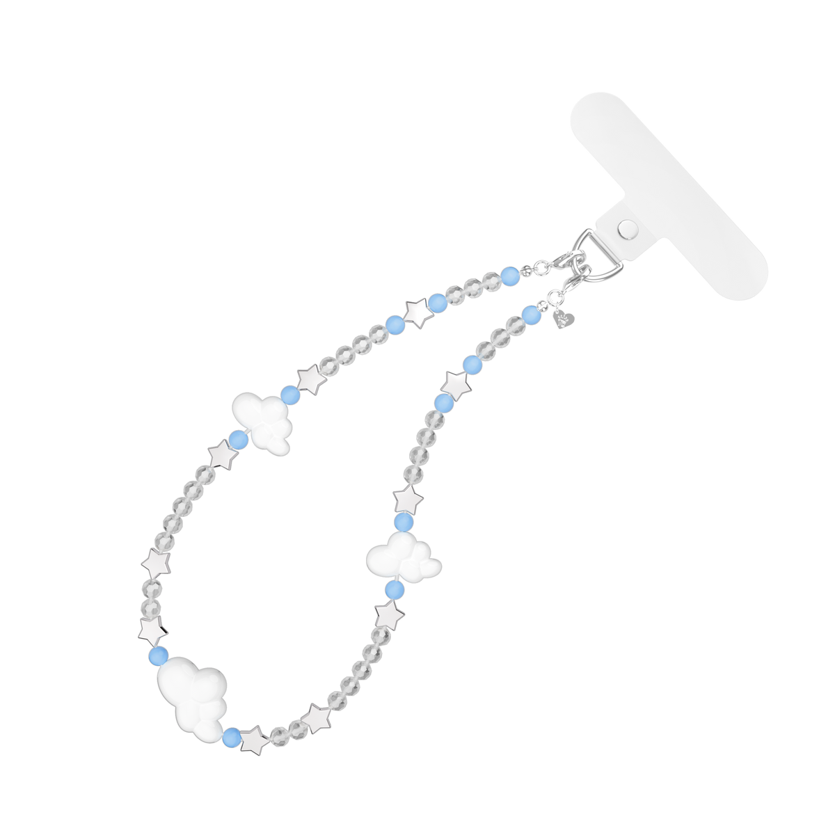 Phone Charm Wristlet- In the Clouds