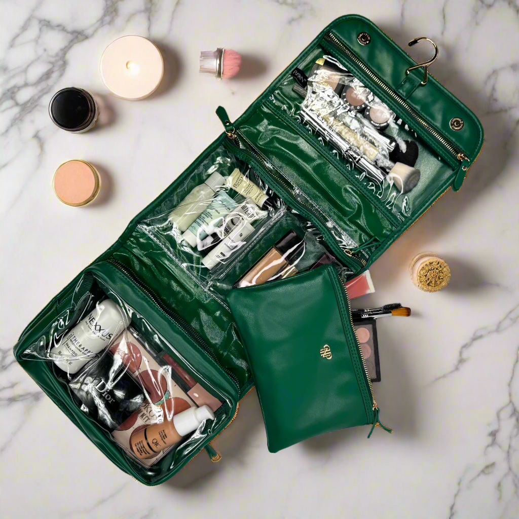 Classic Toiletry Case - Emerald Velvet