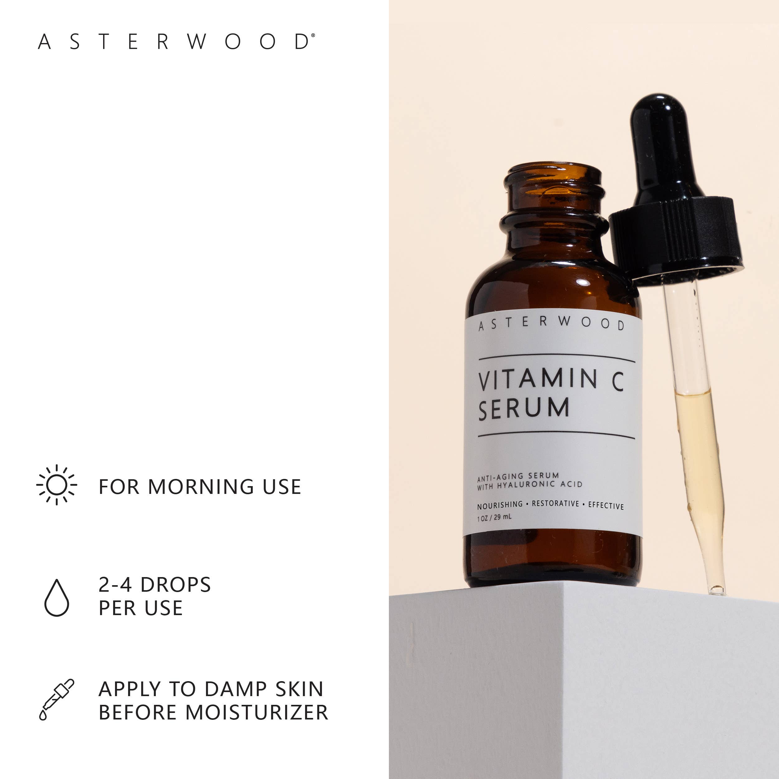 Vitamin C with Hylauronic Acid Serum