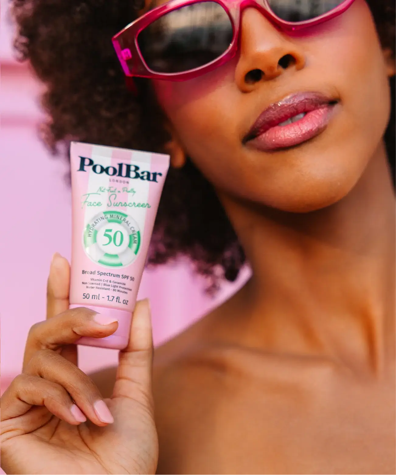 PoolBar Mineral SPF 50 Face Sunscreen