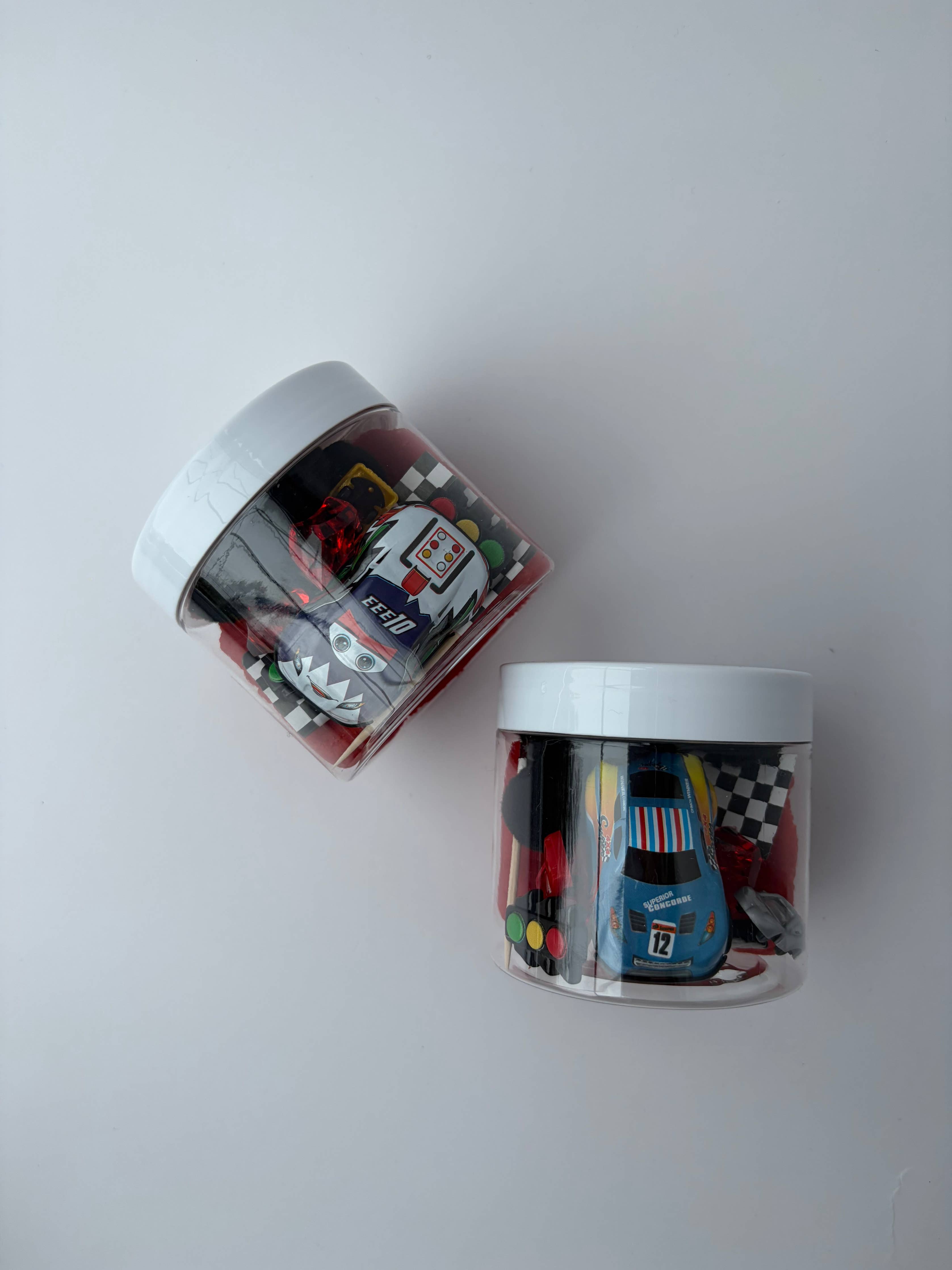 Race Car Sensory Dough Mini Jar