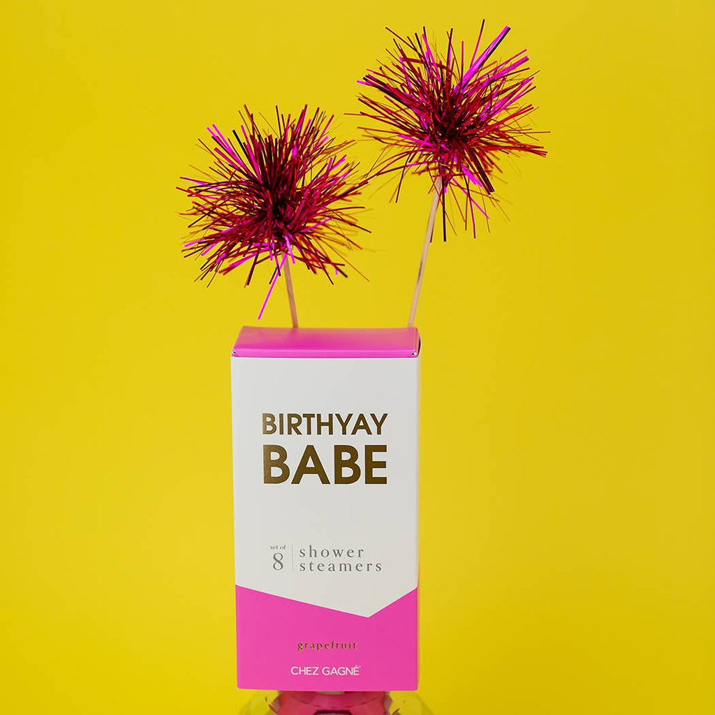 Birthyay Babe - Birthday Shower Steamers - Grapefruit - Set of 8