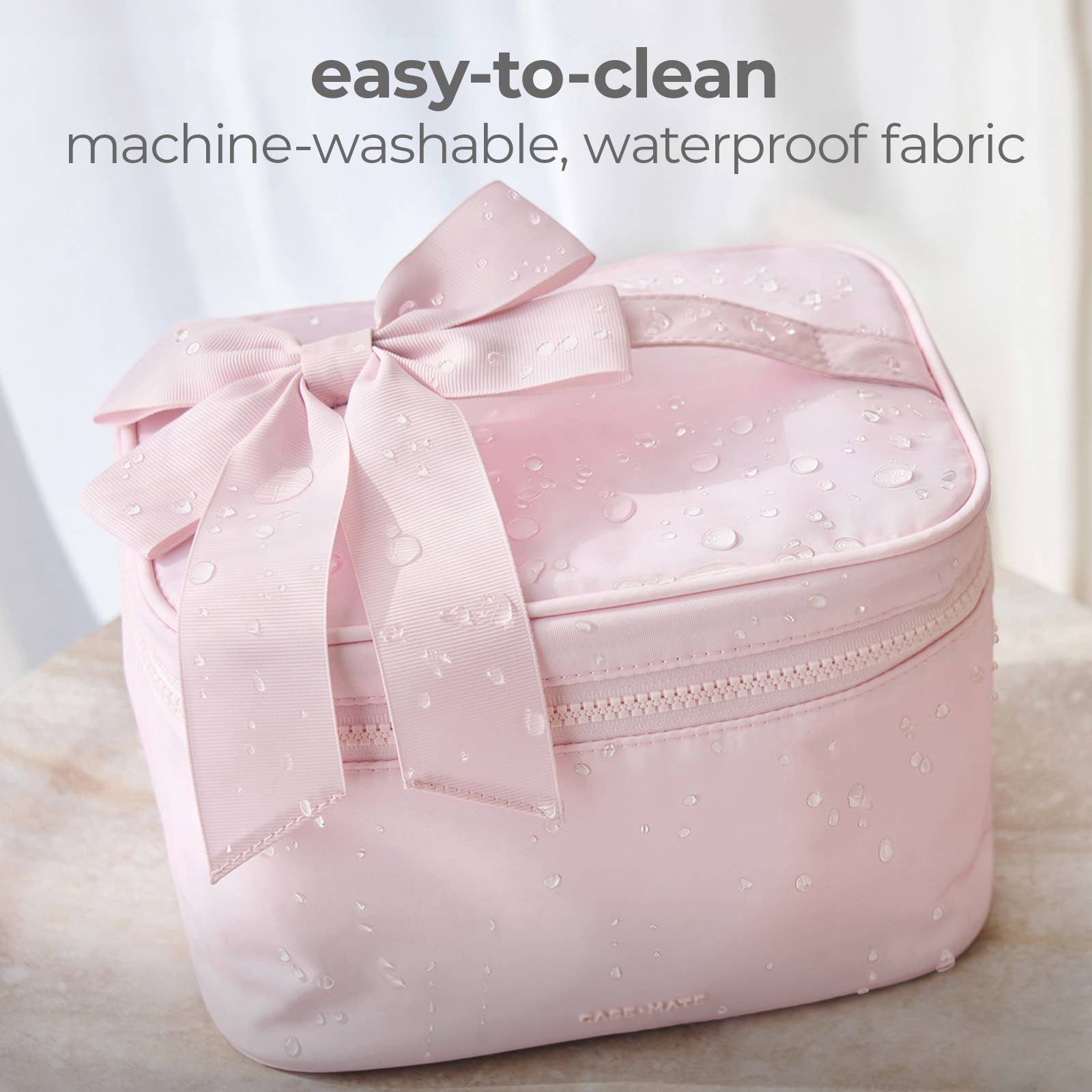 Case-Mate Ballet Pink Makeup Train Case