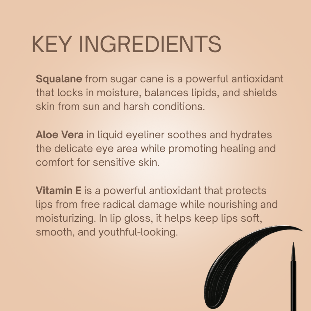 Liquid Eyeliner – Smudge-Proof Black with Organic Ingredient