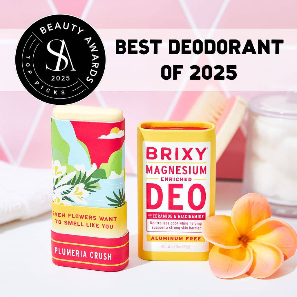 Magnesium Enriched Deodorant | Aluminum Free | Plumeria