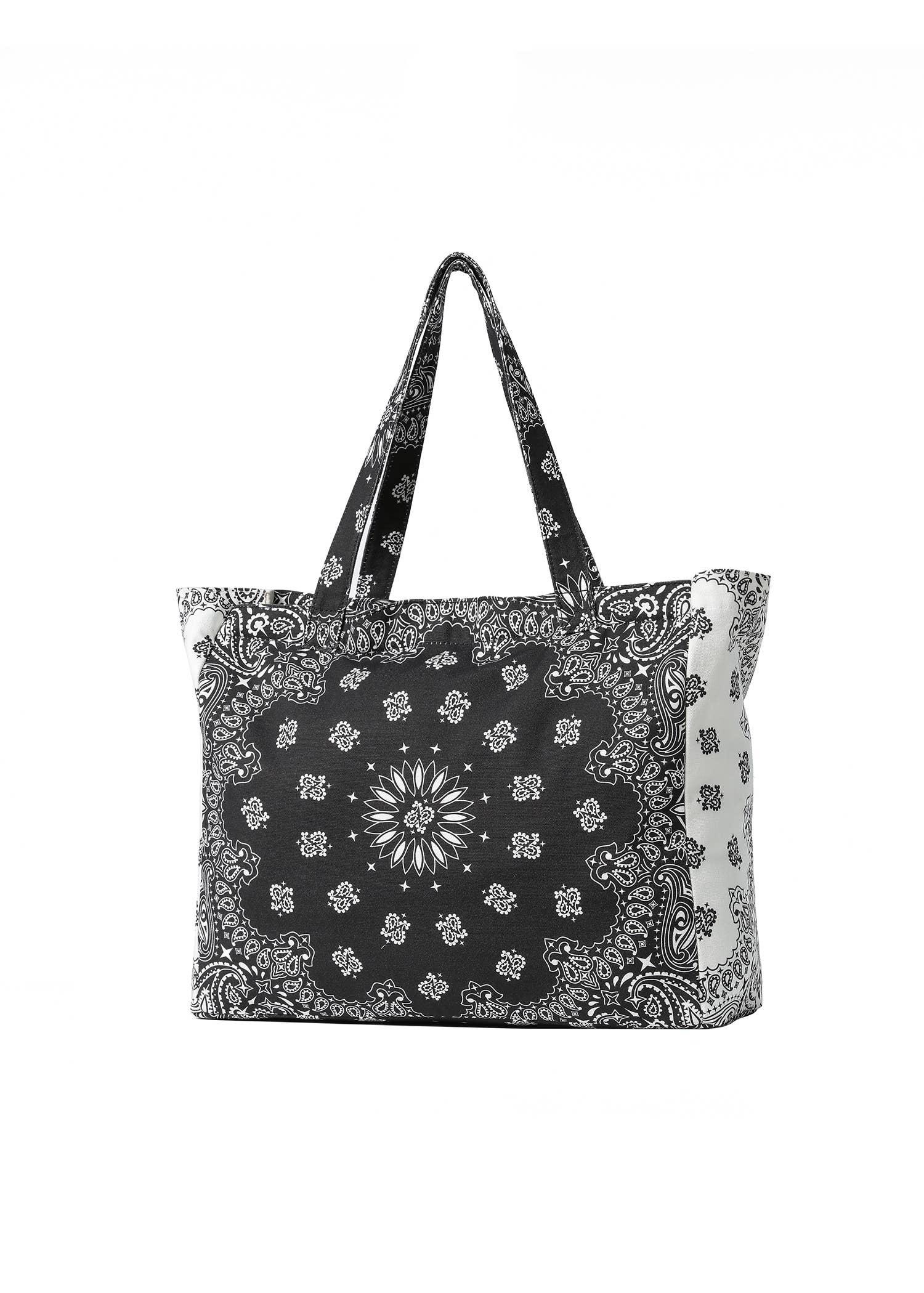 Bandana Print Canvas Tote