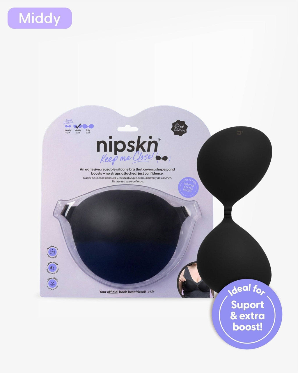 Strapless Adhesive Bra, Keep Me Close - Nipskin®