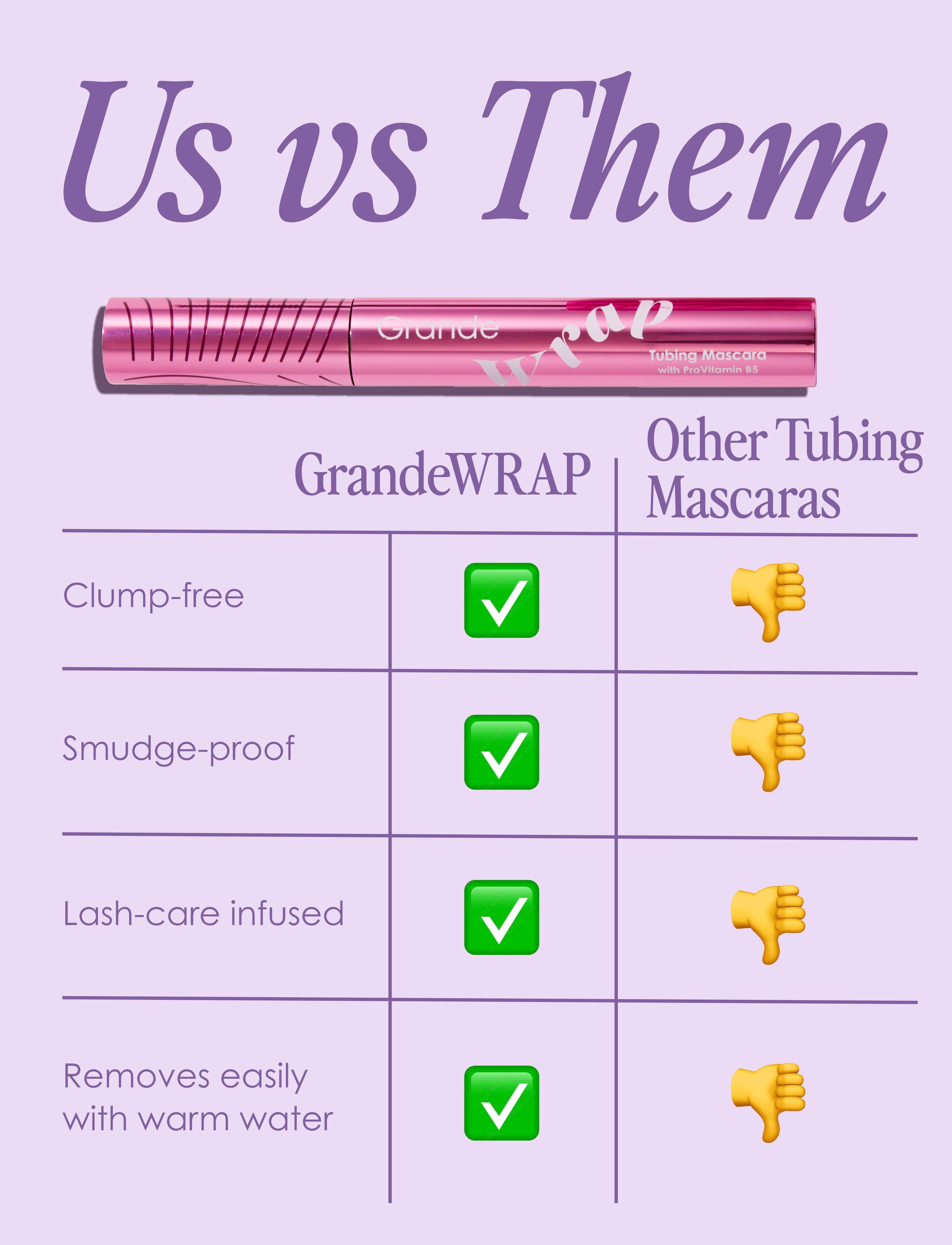 GrandeWRAP Tubing Mascara with ProVitamin B5