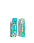 Caribbean Palm Beach Towel Clips   Aruba Blue/Multi 1.5x4.5   Set of 2