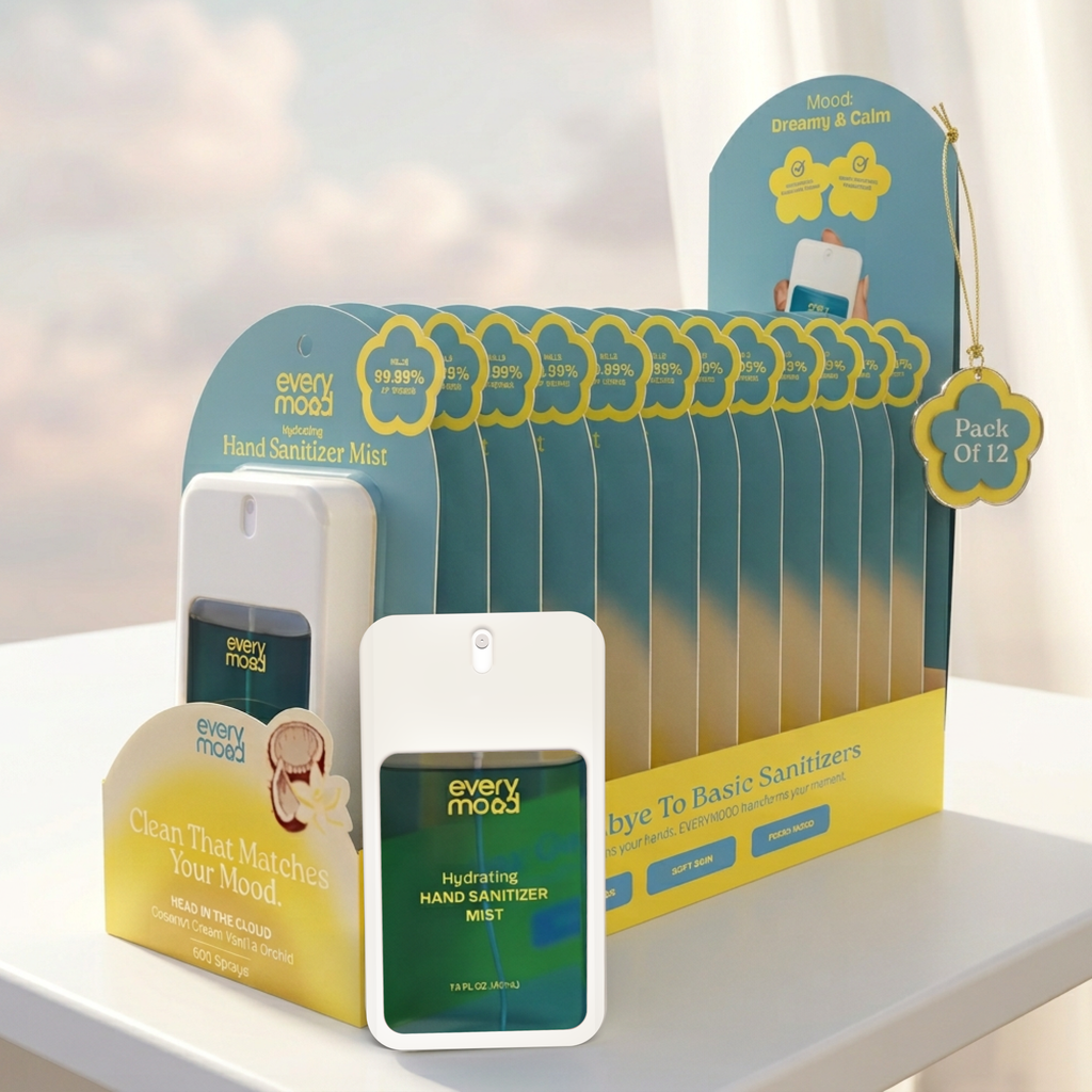 EveryMood | 12pk | Hand Sanitizer Mist | Head in the Clouds