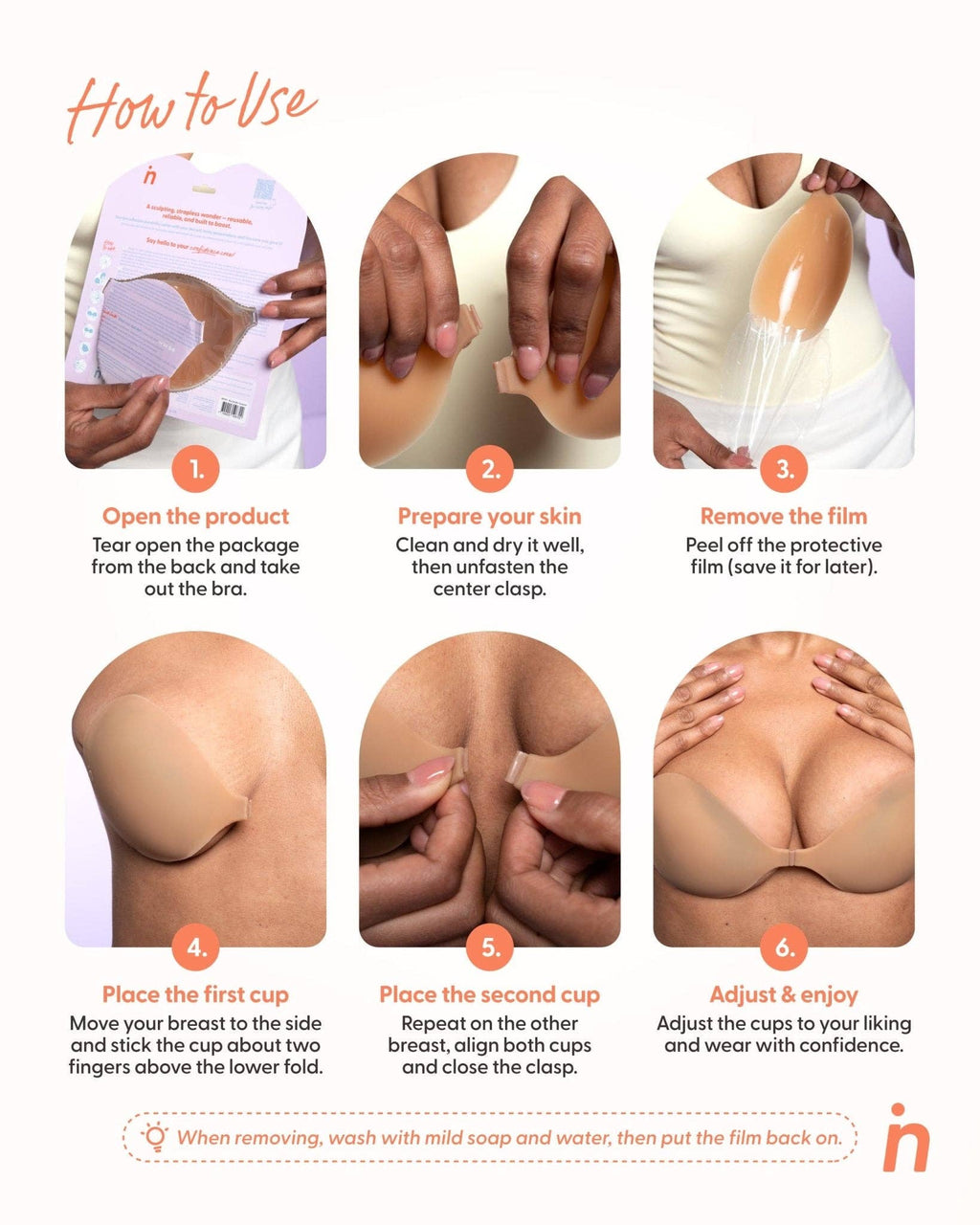 Strapless Adhesive Bra, Keep Me Close - Nipskin®