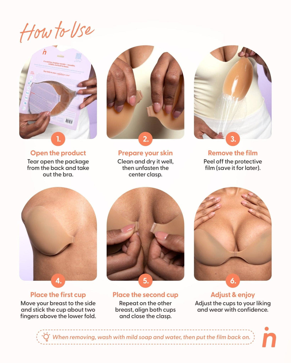 Strapless Adhesive Bra, Keep Me Close - Nipskin®