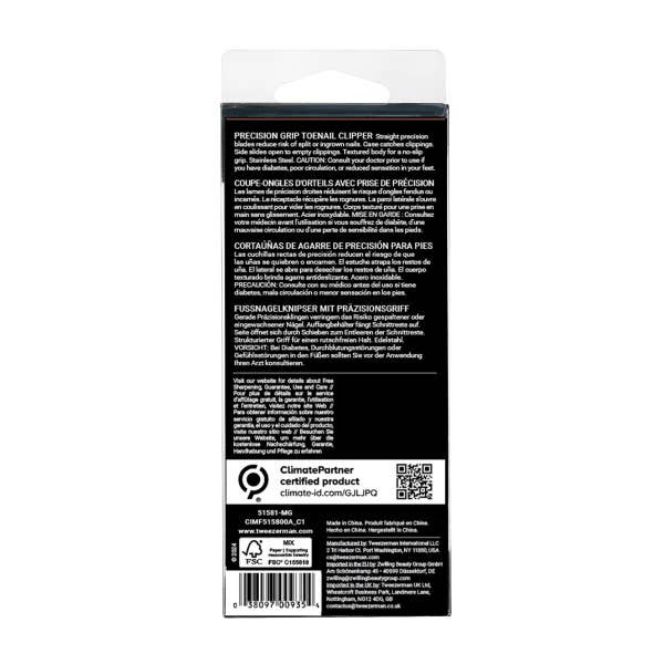 Tweezerman Precision Grip Toenail Clipper