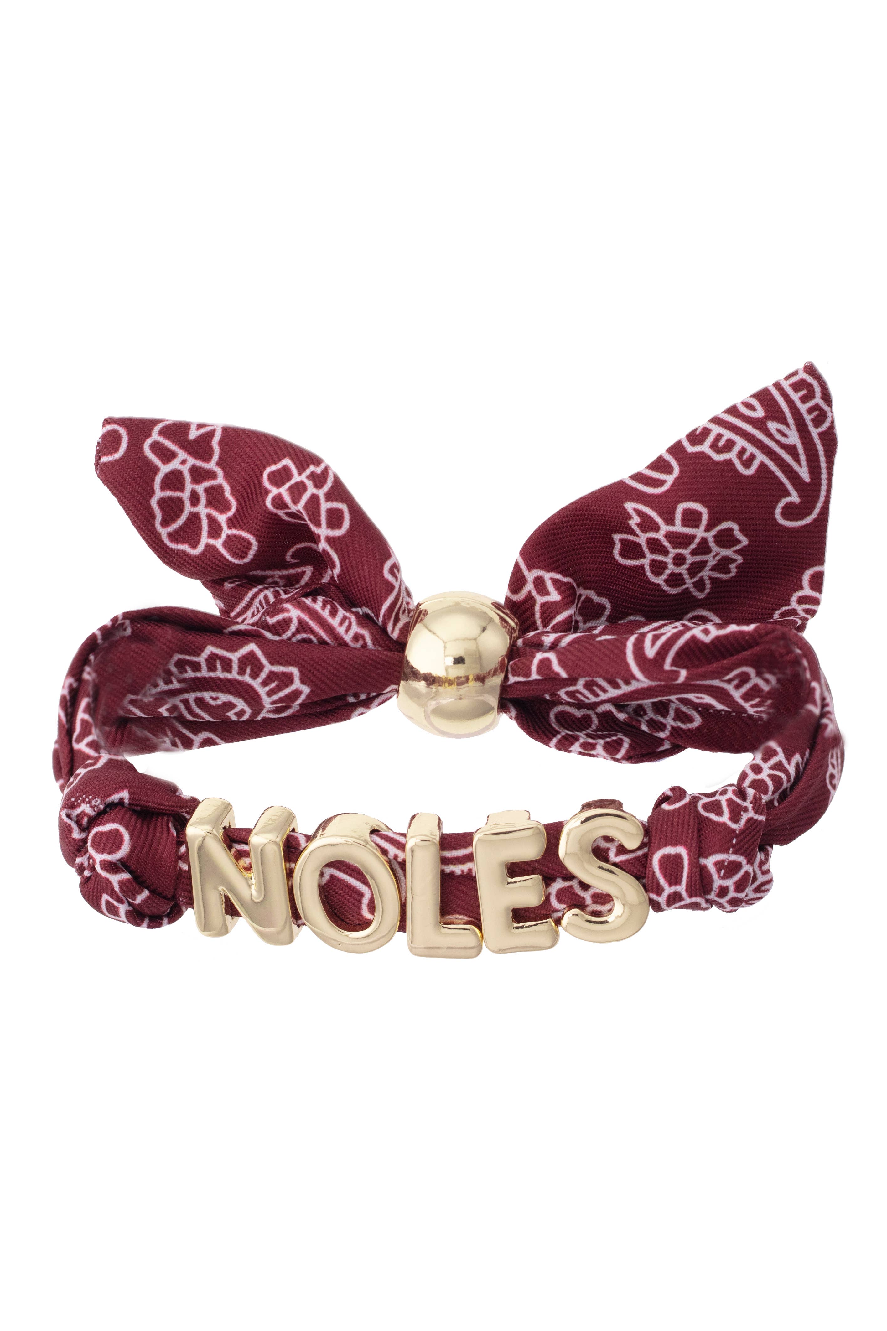 Florida State Seminoles Bandana Slider Bracelet