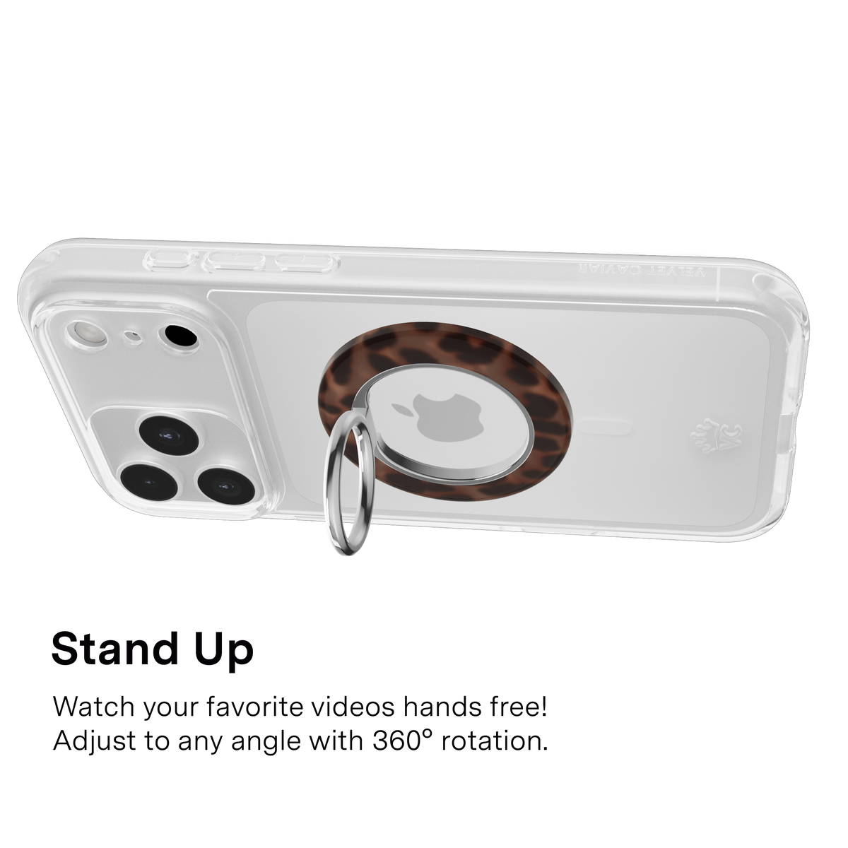 Magnetic Phone Ring & Stand- It GIrl Leopard