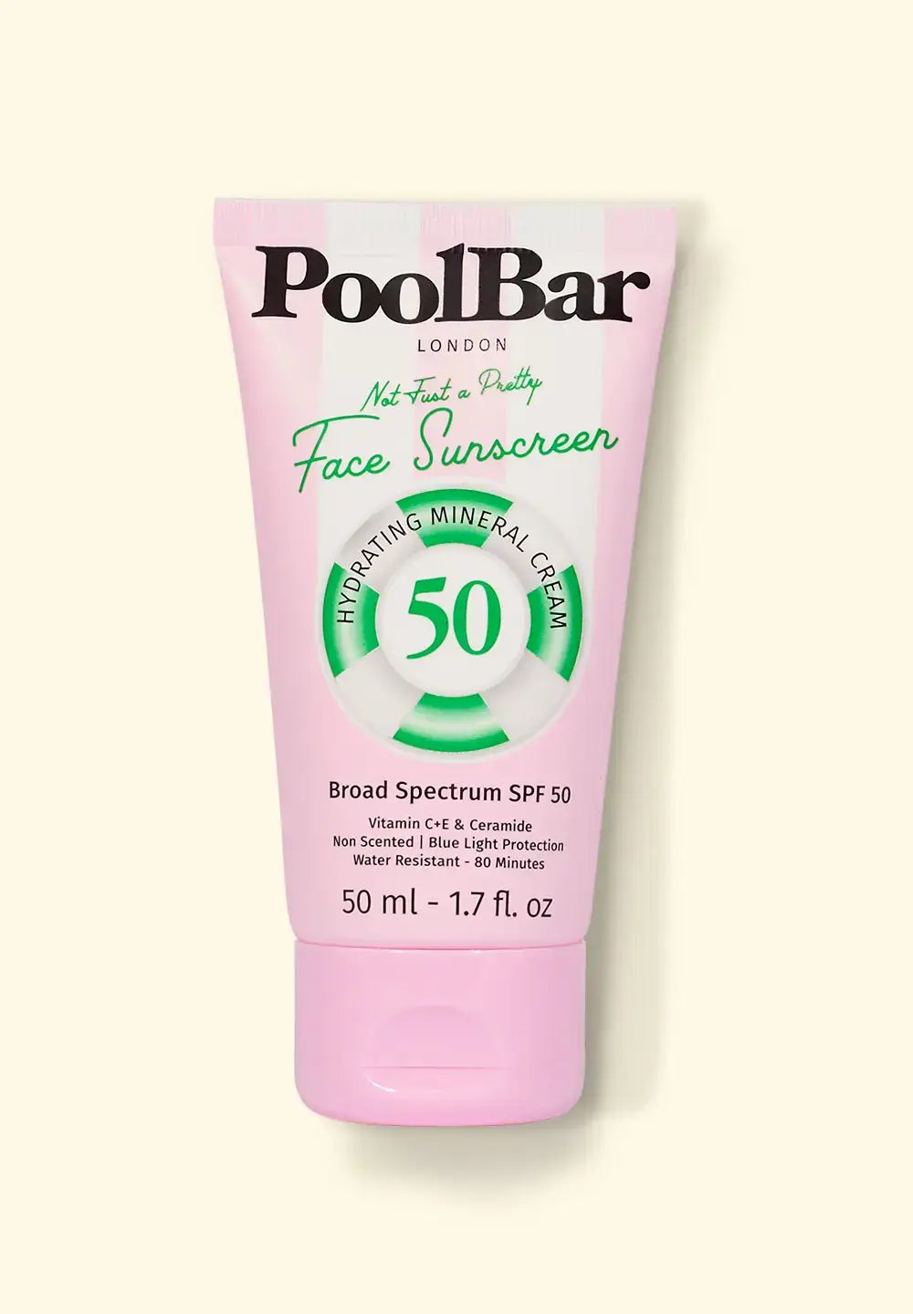 PoolBar Mineral SPF 50 Face Sunscreen