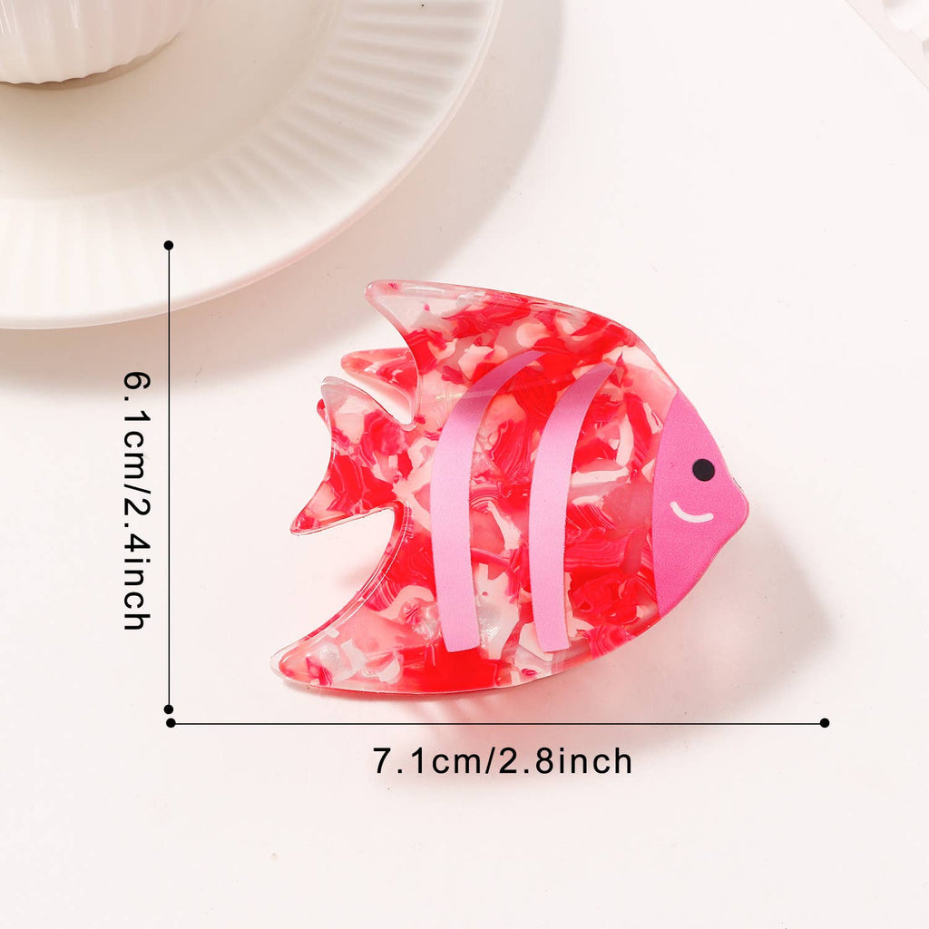 Marine Animal Series Tropical Fish & Shark Hair Claw Clips