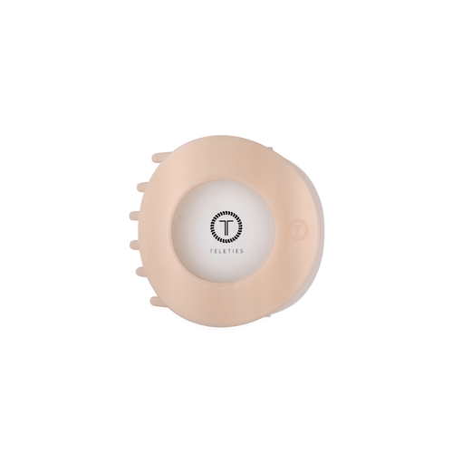 Almond Beige | Medium | Flat Circle Hair Clip
