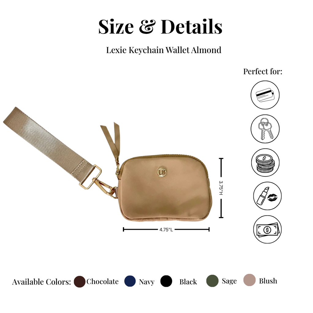 Nylon Keychain Tan 