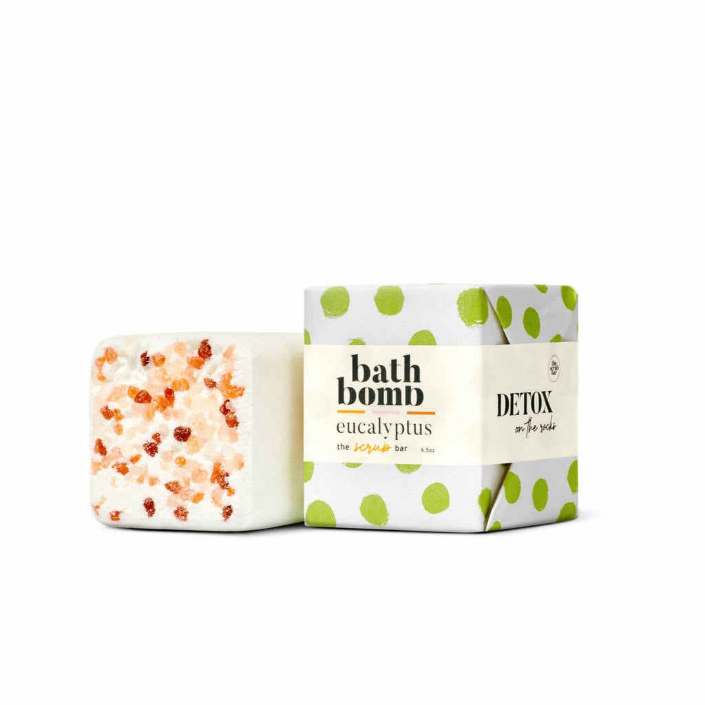 Detox- Eucalyptus + Himalayan Salt Bath Bomb 6.5 oz