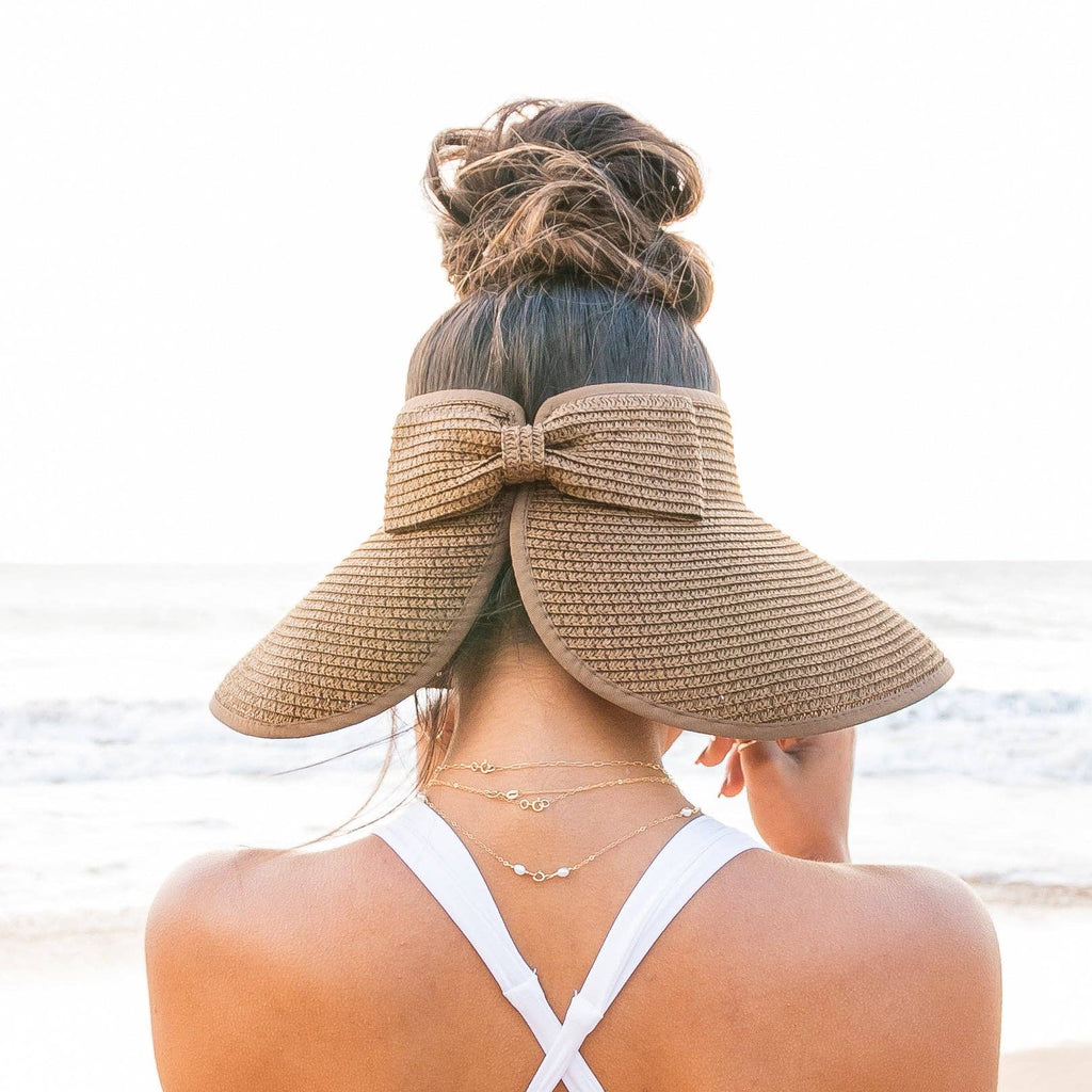 Foldable Wide Brim Bow Visor