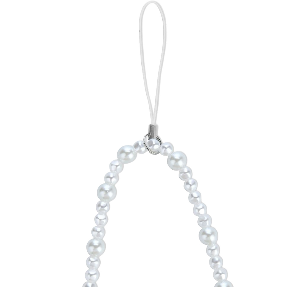 White Pearl Phone Charm