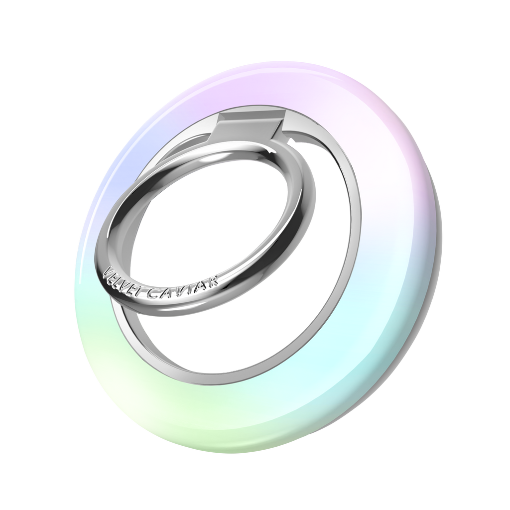 Magnetic Phone Ring & Stand - White Opal