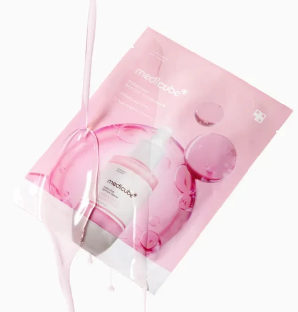 MEDICUBE PDRN Pink Peptide Serum Sheet Face Mask
