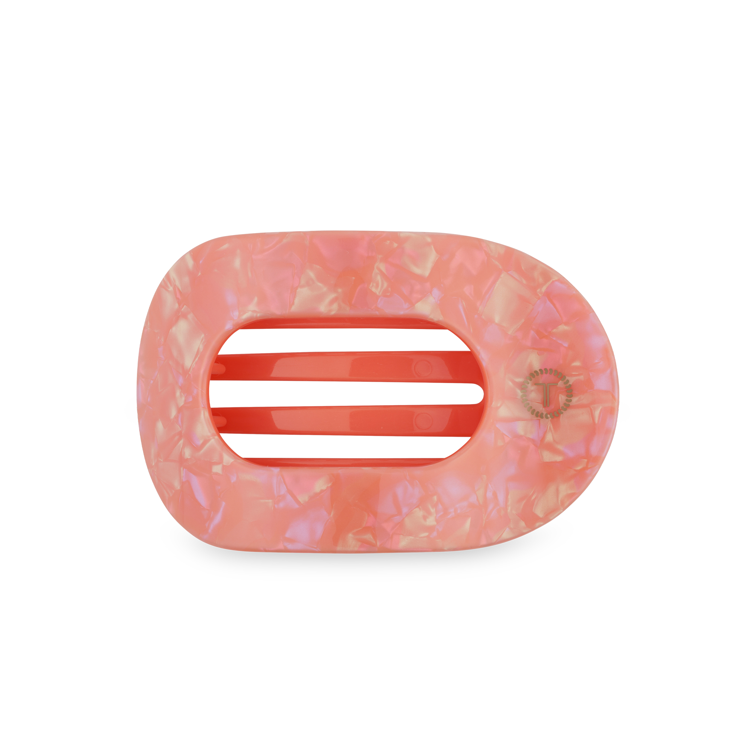 Flat Round Hair Clip | Medium | Dreamsicle