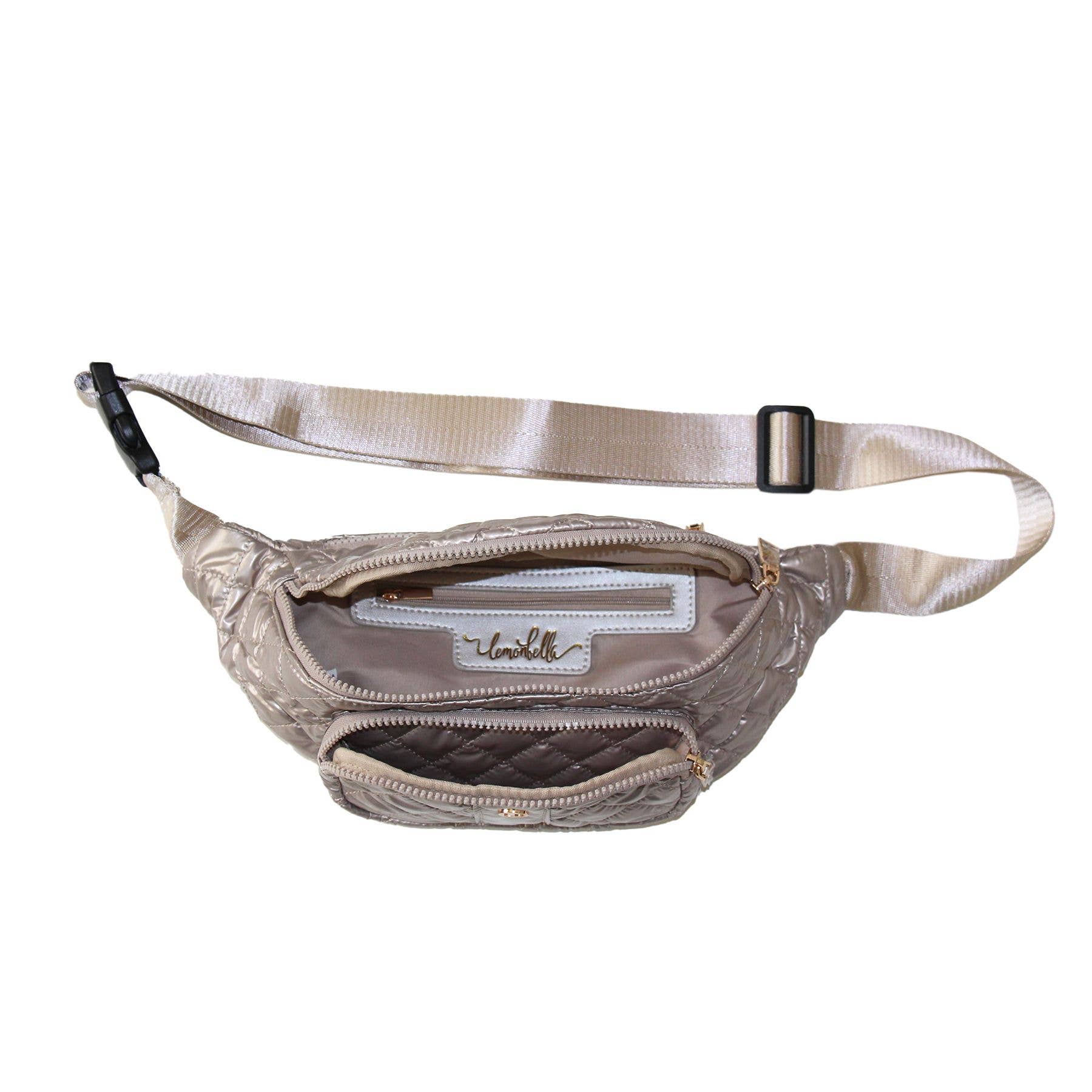 Crossbody/Belt Bag Diamond Champagne
