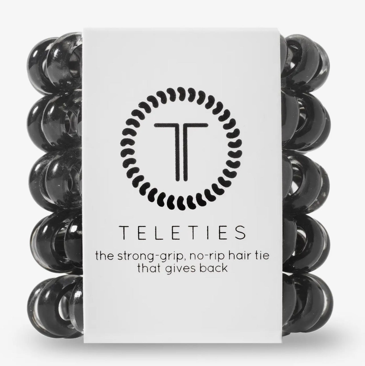 Jet Black | mini hair ties