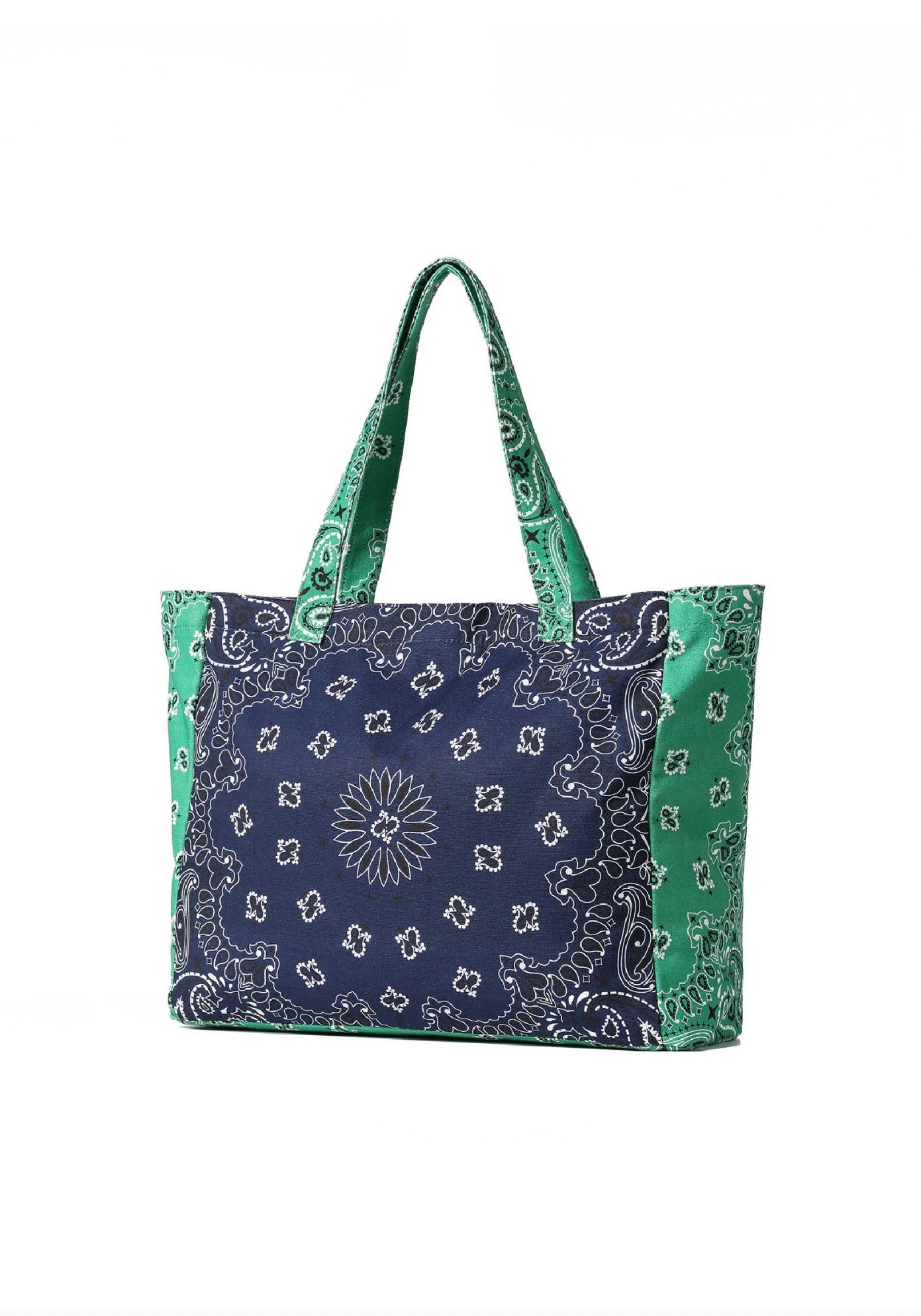 Bandana Print Canvas Tote