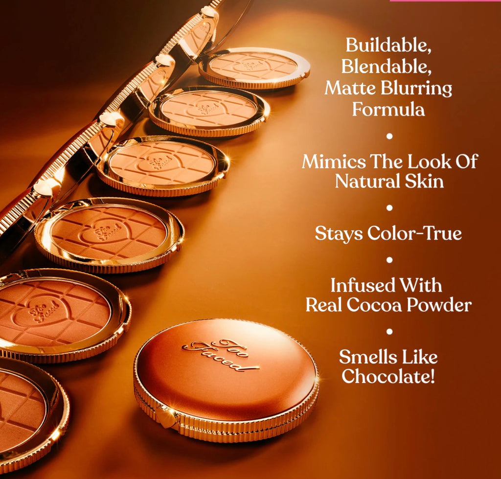 Too Faced Chocolate Soleil Matte Blurring Bronzer- Milk Chocolate