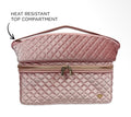 Stylist Travel Bag- Blush Velvet