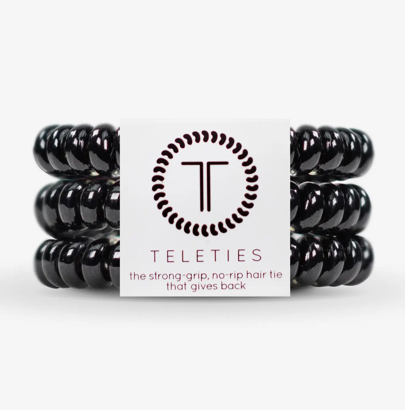 Jet Black | small hair ties