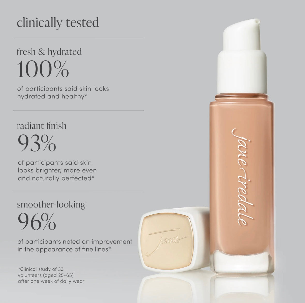 SPF 30 radiance boosting liquid foundation
