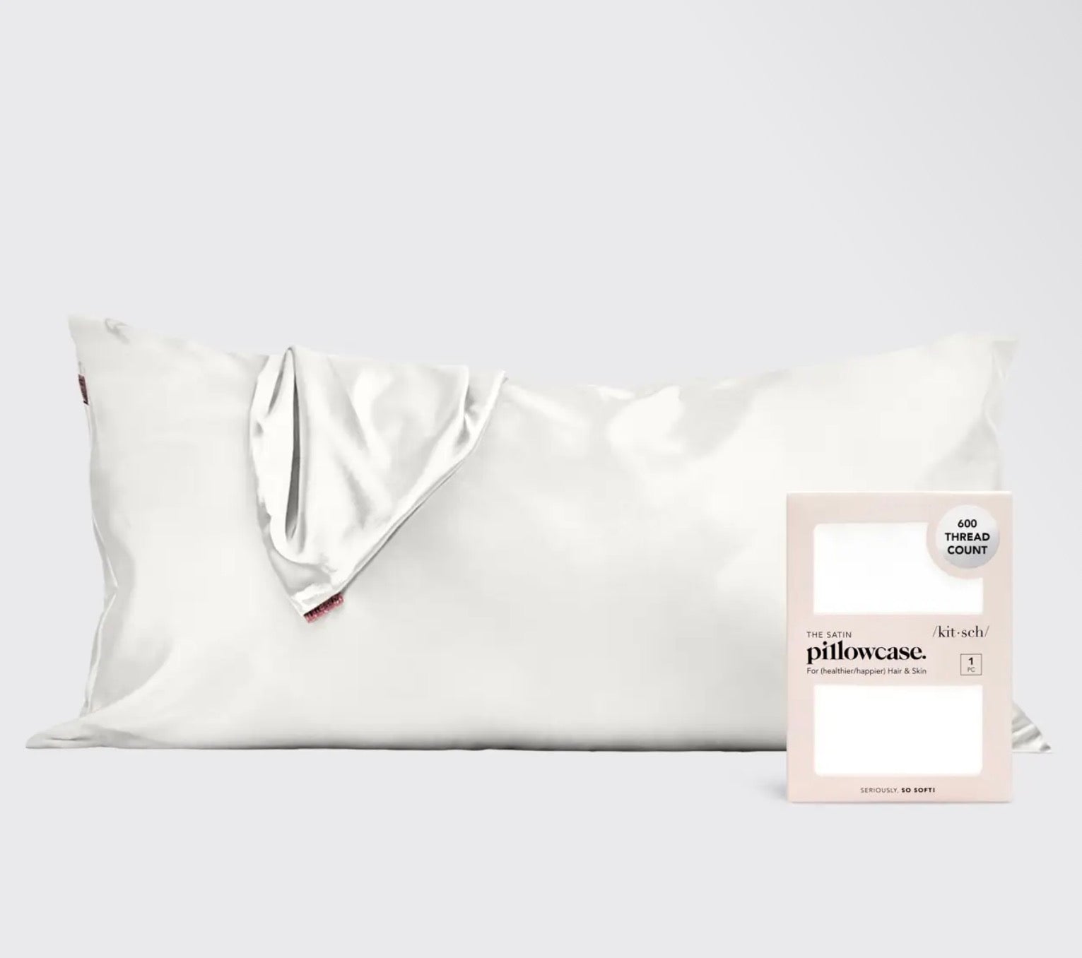 Satin Pillowcase - Ivory