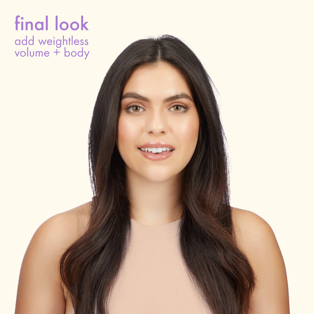 Brooklyn bombshell
blowout + blow dry spray