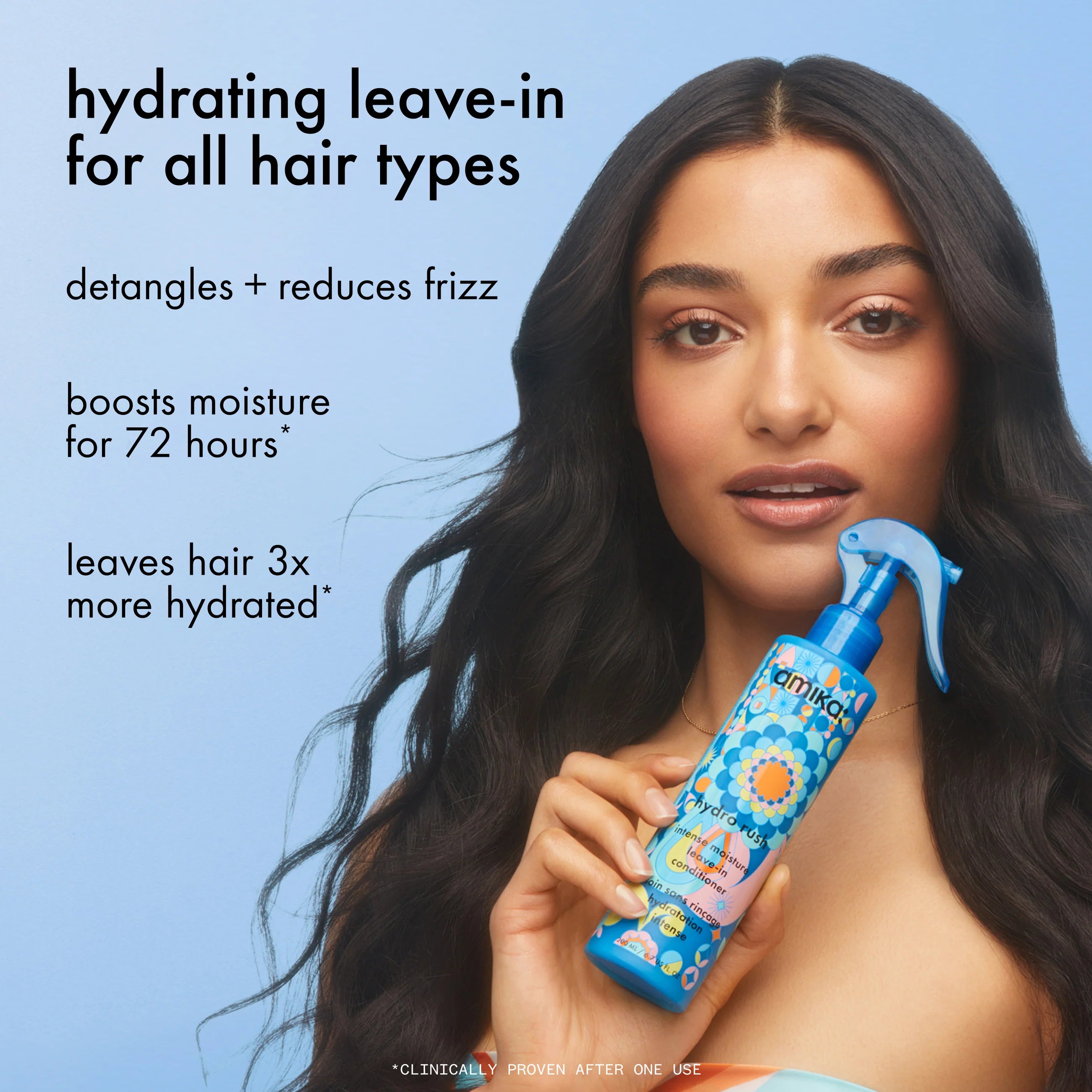 Hydro rush
intense moisture leave-in conditioner